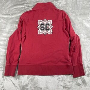 Heritage USC Trojans SweatShirt Womens XL Pullover Quarter Button‎ Embroidered